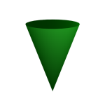 green cone, geometric shape in Light Language