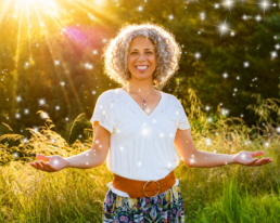 Naama Gabbay leading transformational events that support personal growth, healing, conscious awakening, and spiritual transformation.