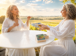 Naama Gabbay leading a transformational event, guiding participants through intuitive practices, spiritual insight, healing, and personal transformation.